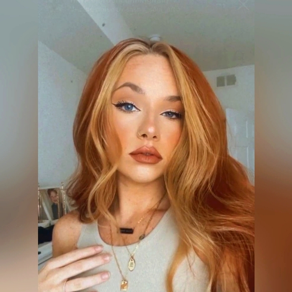 Luxy natural red hair extensions